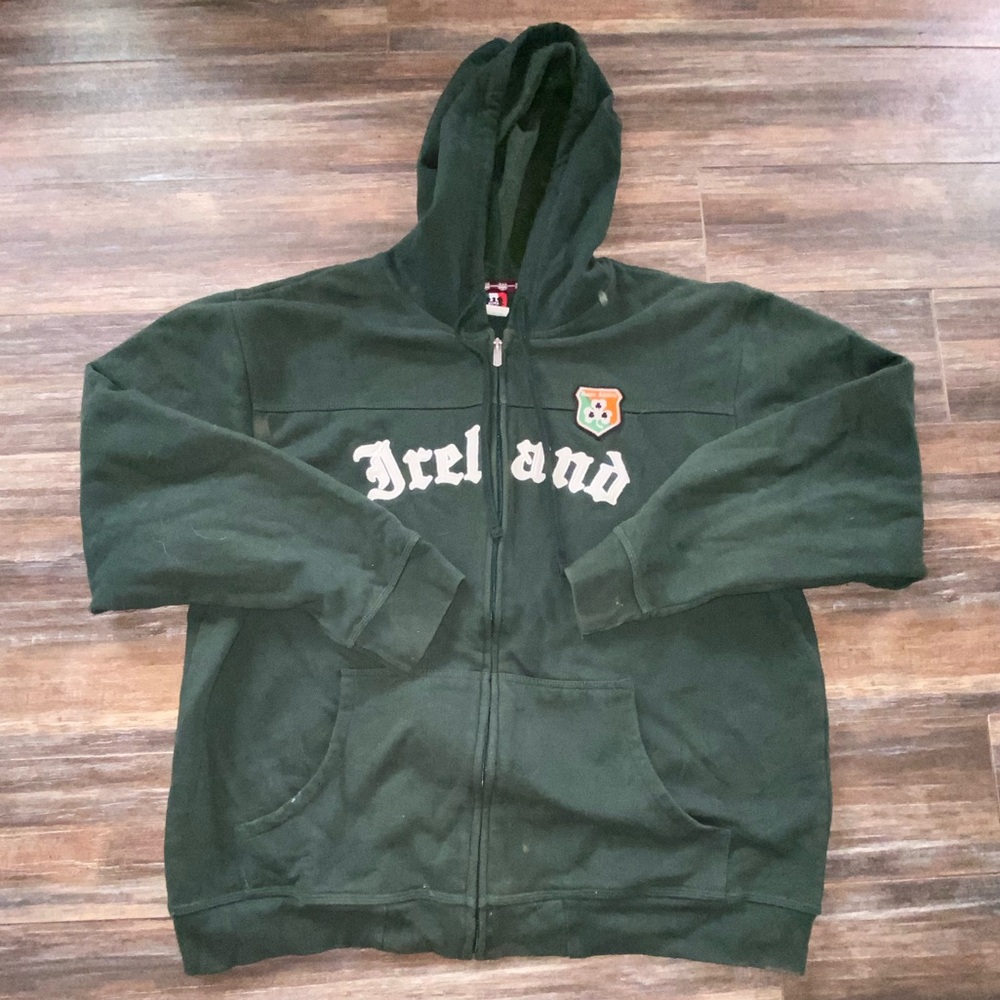 Ireland green zip up
